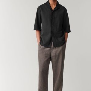 COS Camp Collar Organic Cotton Shirt